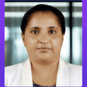 image of Jincy Xavier one of the directors of LamaxAI Technologies and a medical professional and HRD manager